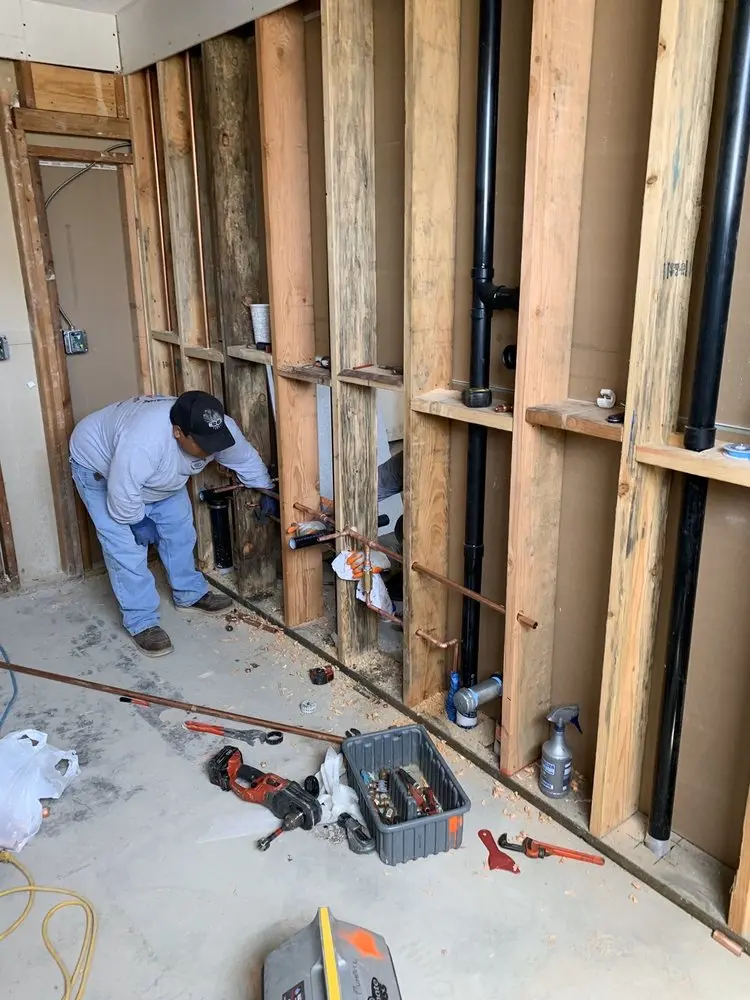 Commercial rough-in plumbing for Gas Line Repair in Browning